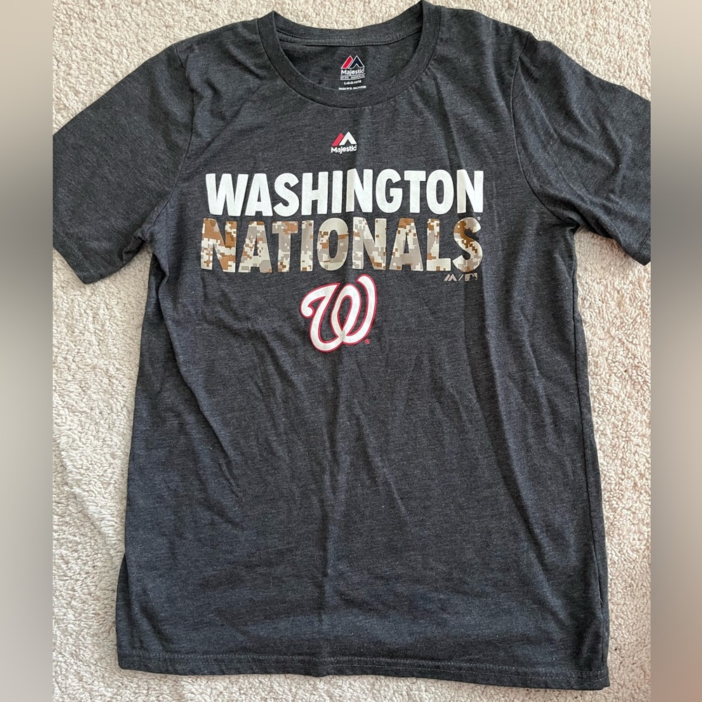 Washington Nationals Majestics Youth Graphic Tee